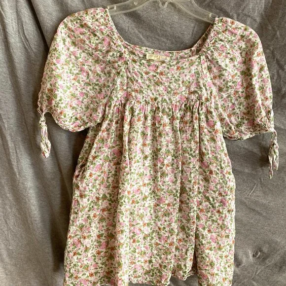 Chelsea & Violet Bohemian Kids Blouse SZ S Floral Pattern* - Picture 1 of 9